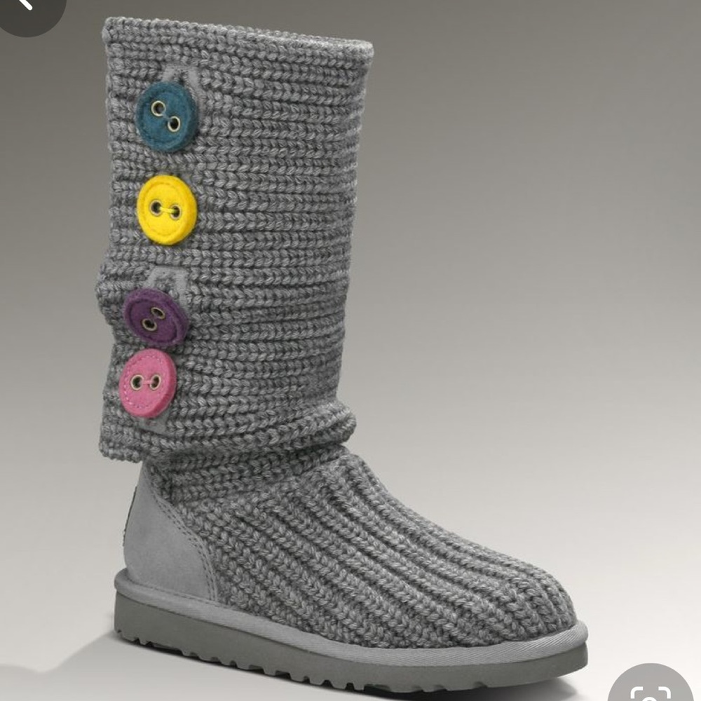 Ugg Cardy Grey knitted boots item#79